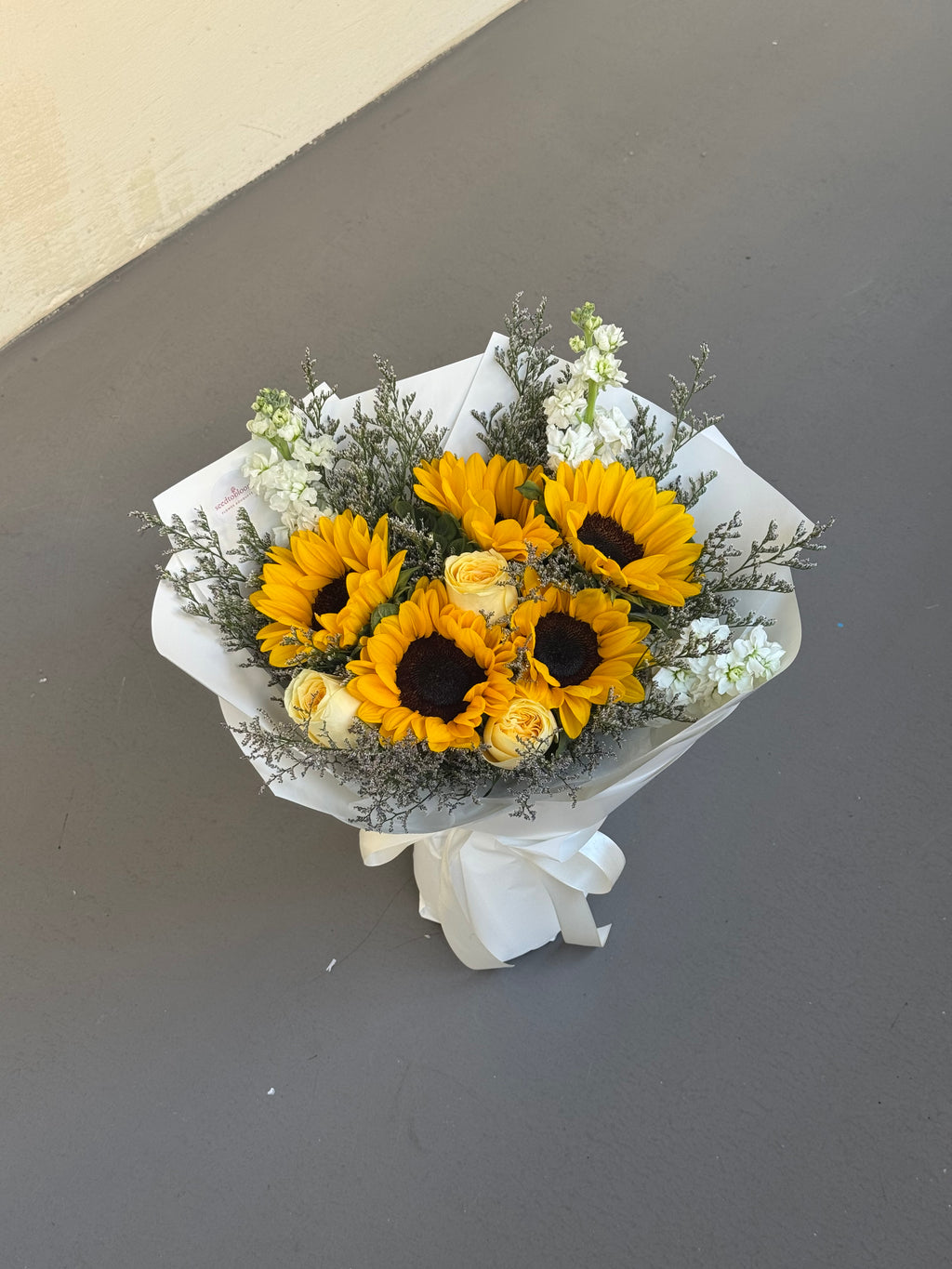 Proudest Moment | Sunflower & Yellow Rose Bouquet