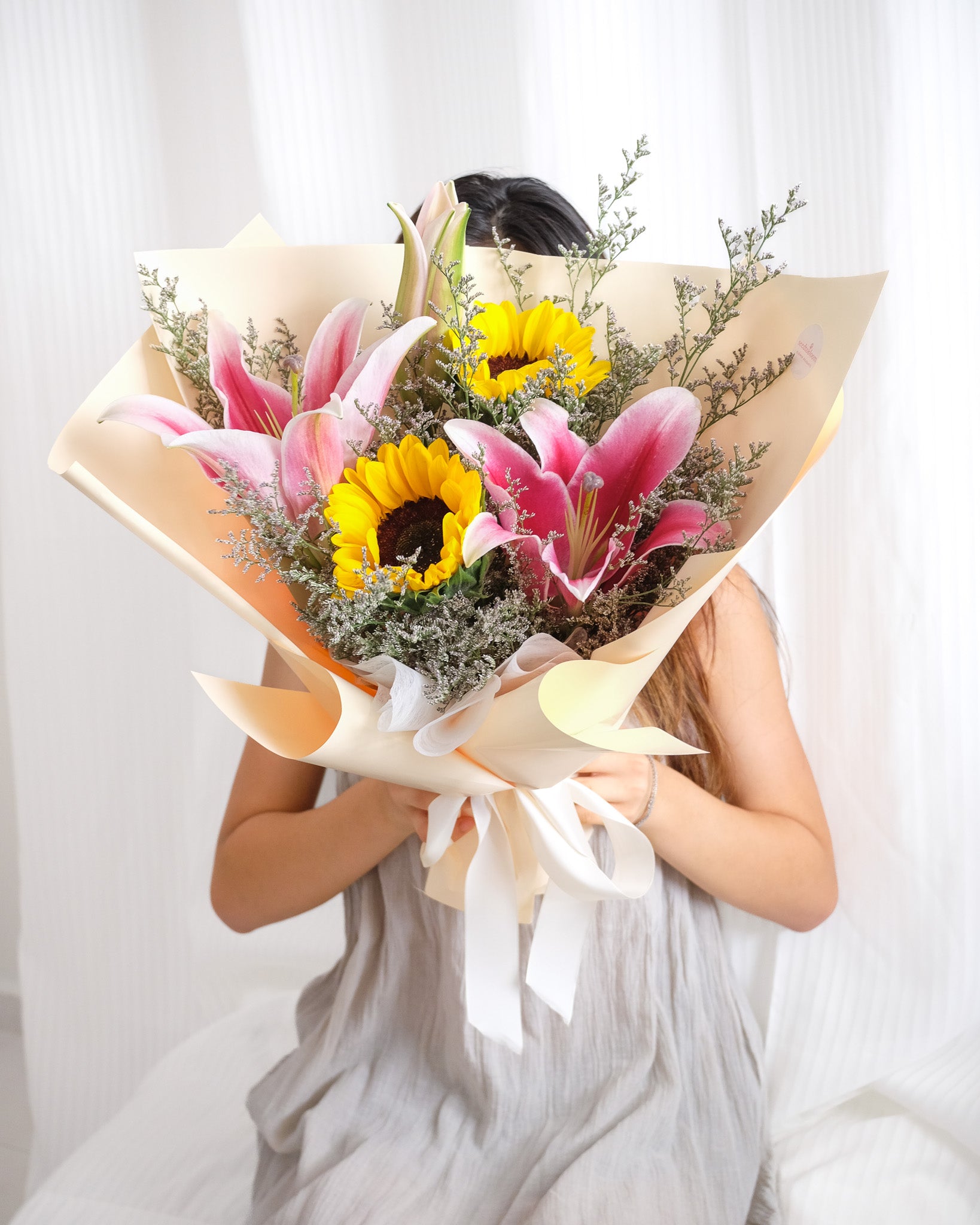 Bloom Of The Month | Lily & Sunflower Bouquet