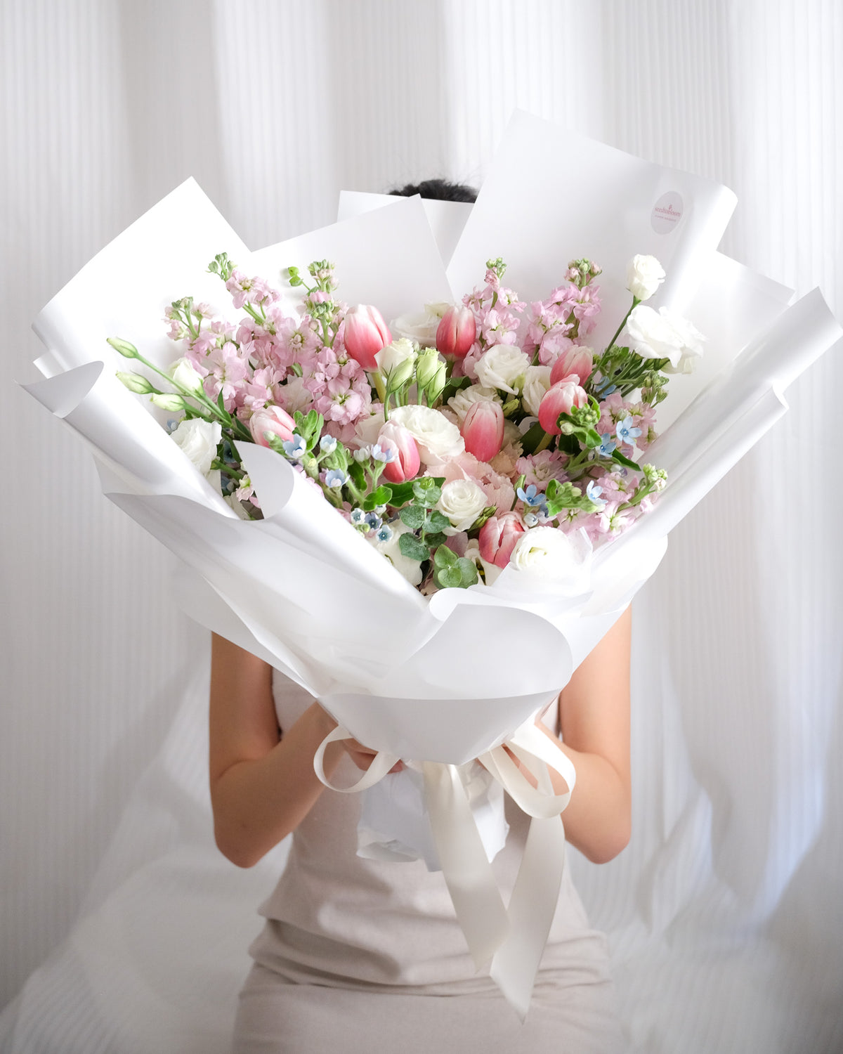 Princess | Pink Tulip & Hydrangea Bouquet