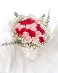 Love, Always | Red & Pink Roses Bouquet