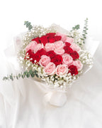Love, Always | Red & Pink Roses Bouquet
