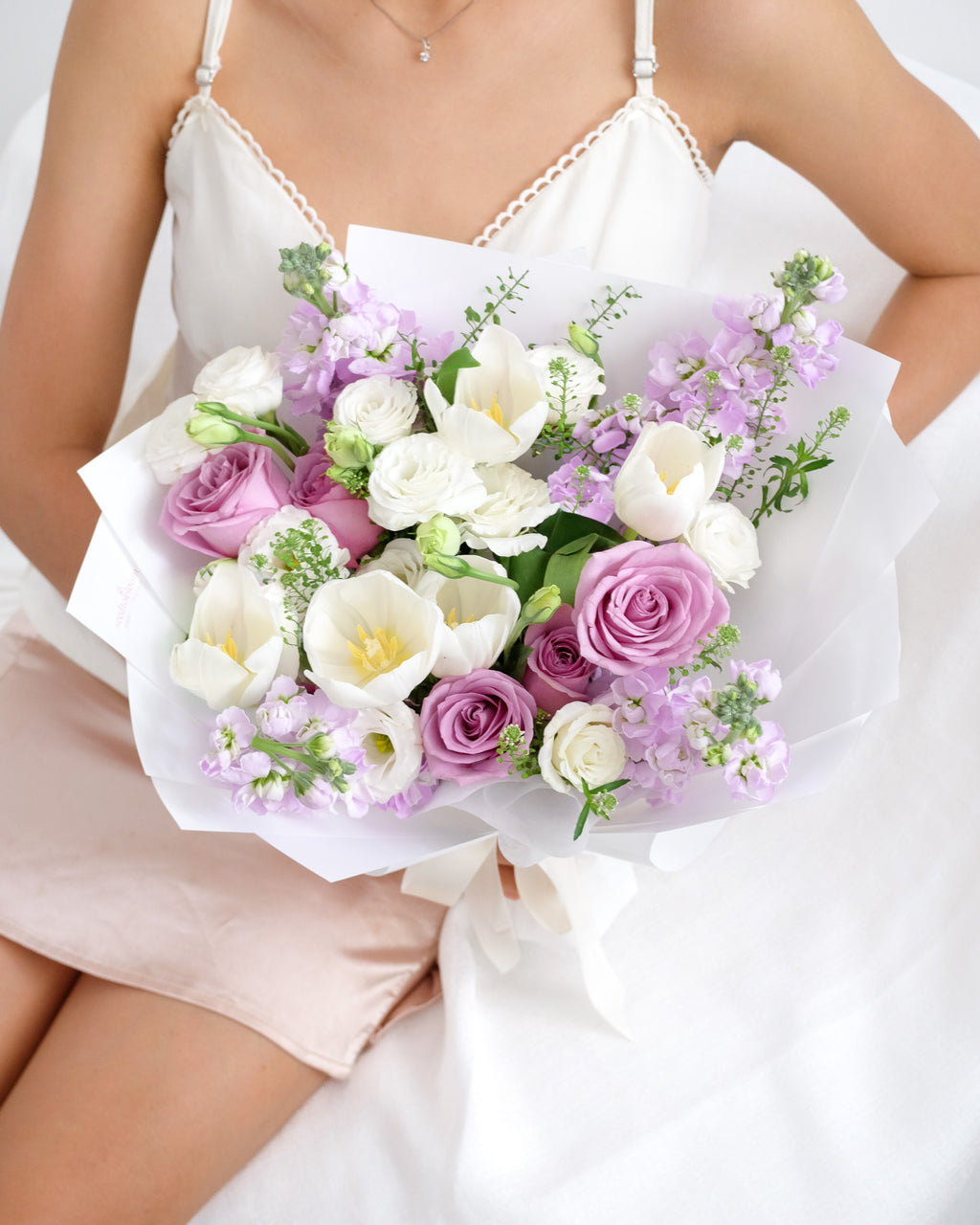 Enchanted | Purple Rose & Tulip Bouquet