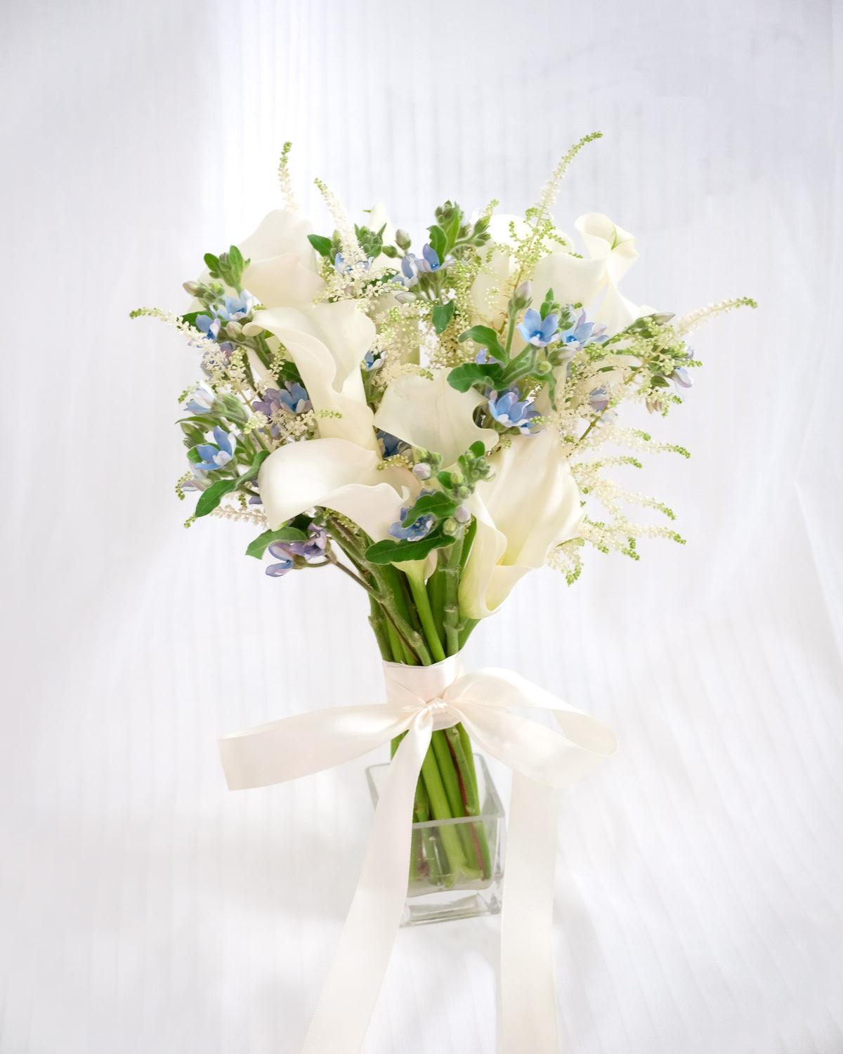 Something Blue | Calla Lily & Astilbe Bridal Bouquet