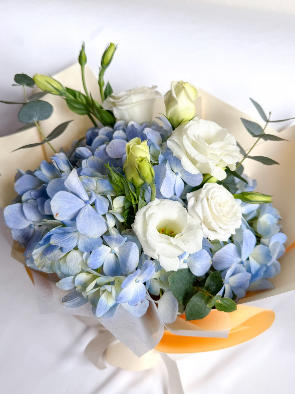 Azure | Blue Hydrangea & Eustoma Bouquet