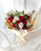 True Love | Red Rose & Eustoma Bouquet