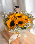 Golden | Sunflower & Baby's Breath Bouquet