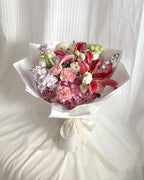 Heartfelt Love | Pink Hydrangea & Lily Bouquet